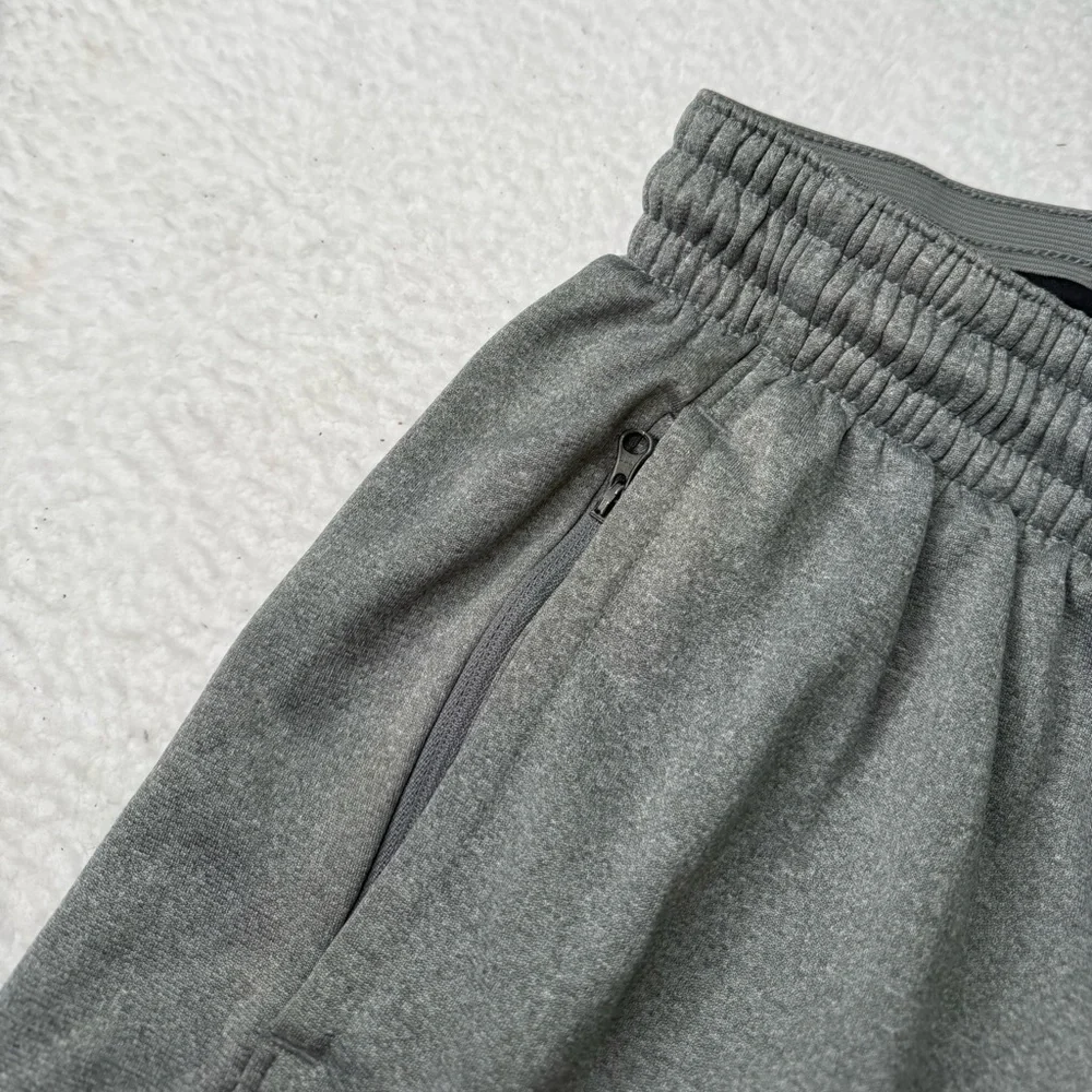 Nike Unisex Kids Grey Fleeced Sweatpants S Casual Loungewear Comfort‎ Activewear